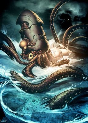   Kraken: Een Enigmatisch Wezen Met Tentakels Zo Lang Als Rivieren!